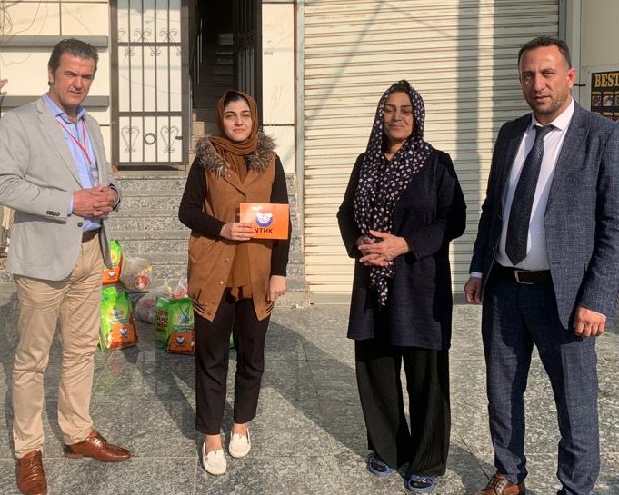 NTHK Providing Food Baskets for the Students of Erbil Technical Health and Medical Collage